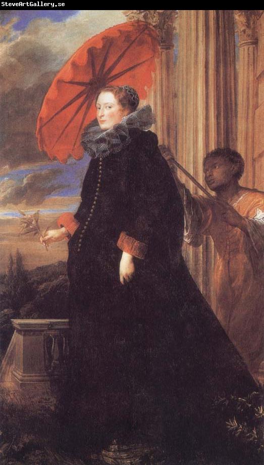 Anthony Van Dyck Marchesa Elena Grimaldi,Wife of Marchese Nicola Cattaneo